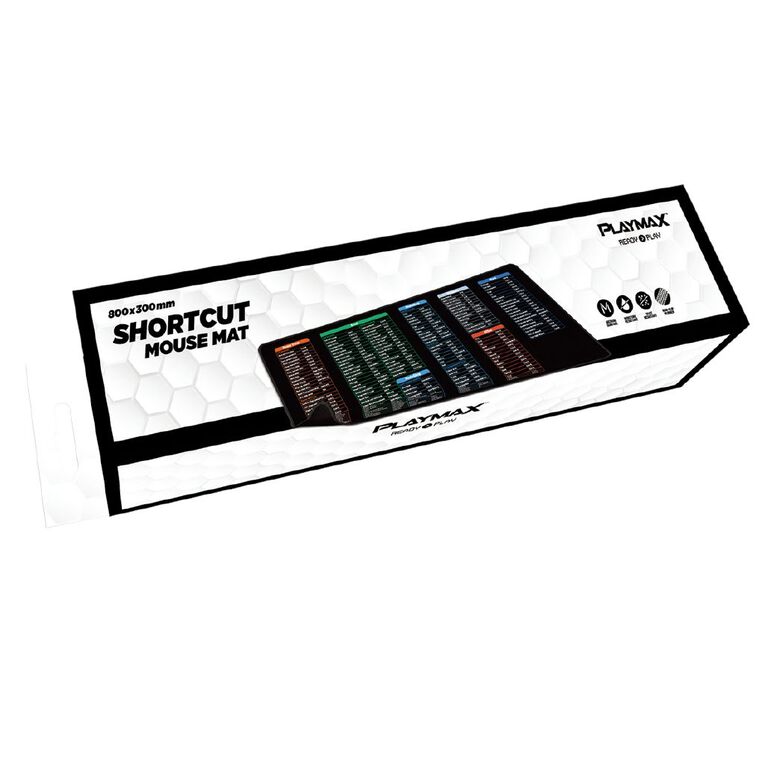 Playmax Shortcut Mouse Mat, , hi-res