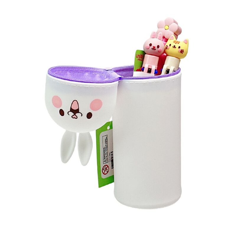 Uniti Kids Playful Simplicity Bunny Pencil Case, , hi-res