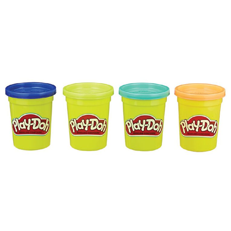 Play-Doh 4 Can Pack Multi-Coloured, , hi-res