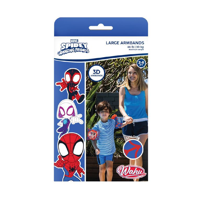 Spider-Man Wahu Arm Bands Age 2-6, , hi-res