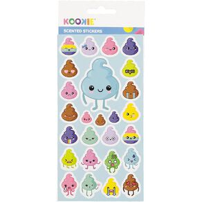 Kookie Sticker Sheet Scented Assorted