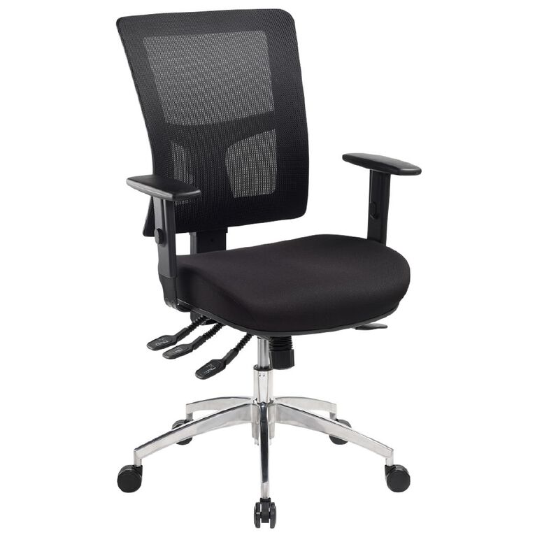 Jasper J Enduro Deluxe Heavy Duty Commercial Office Chair Black, , hi-res