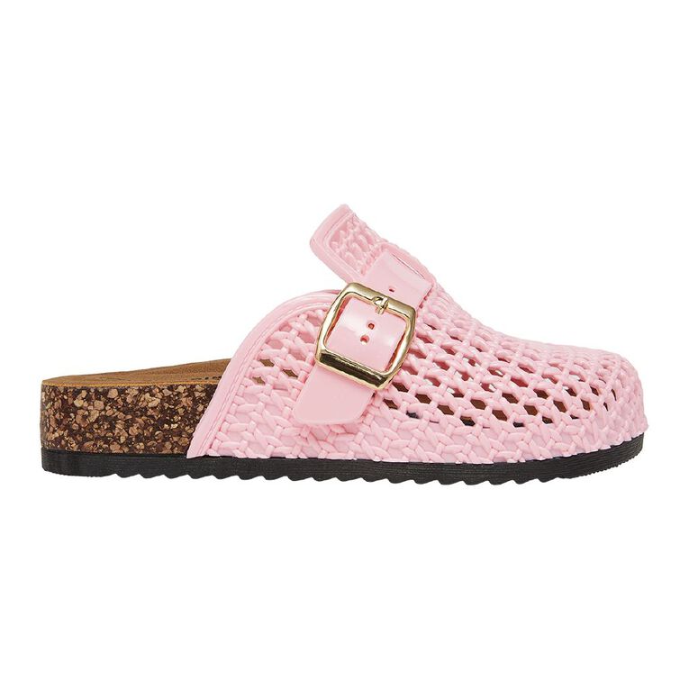 Young Original Senior Kids' Jelly Mule, Pink, hi-res