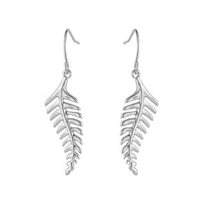 Kiwiana Stainless Steel Fern Earrings