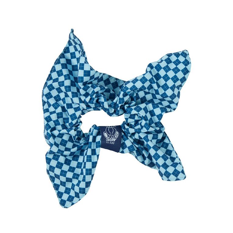Teddy Island Bow Scrunchie, , hi-res