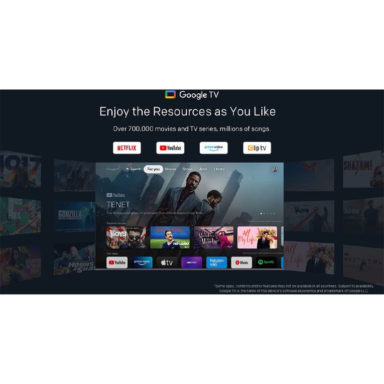 Veon 55 inch 4K Ultra HD Google Smart TV, , hi-res