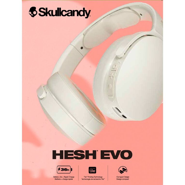 Skullcandy Hesh Evo Wireless Over-Ear Headphones Bone, , hi-res