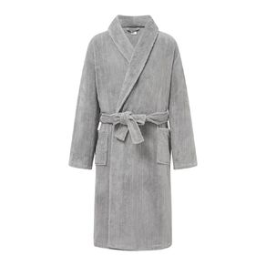 H&H Men's Coral Fleece Robe