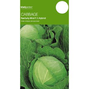 Kiwi Garden Cabbage Ranfurly Mini F1 Hybrid Seeds