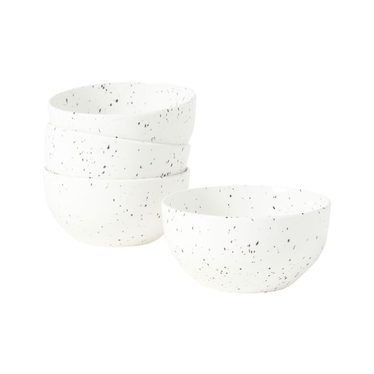 Living & Co Lyla Speckle Bowl 4 Pack, , hi-res