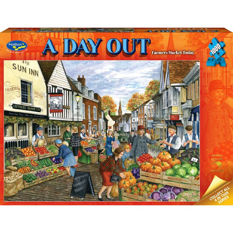 A Day Out 1000 Piece Puzzle Assorted, , hi-res