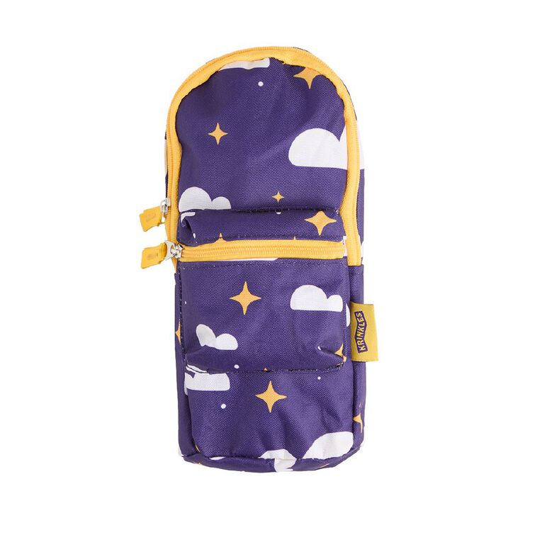 Krinkles Pack Pencil Case Black Black, , hi-res