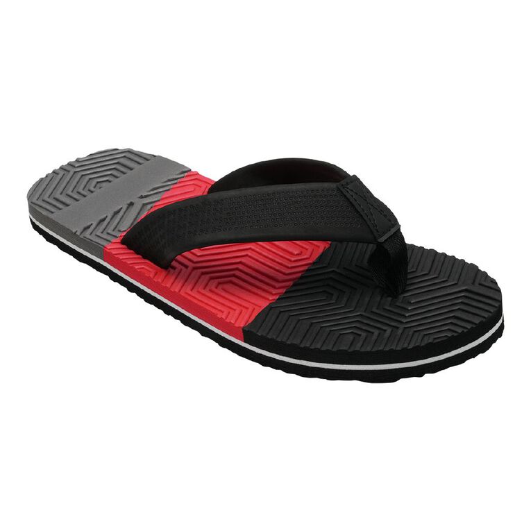 H&H Men's Bruno Jandals, Red, hi-res