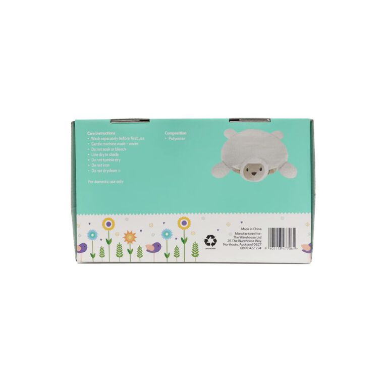 Babywise Plush Mat Sheep Dia x 70cm Powder, , hi-res