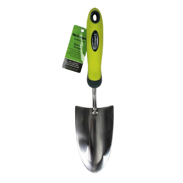 McGregor's Stainless Steel Mirror Polished Trowel Green Mid, , hi-res