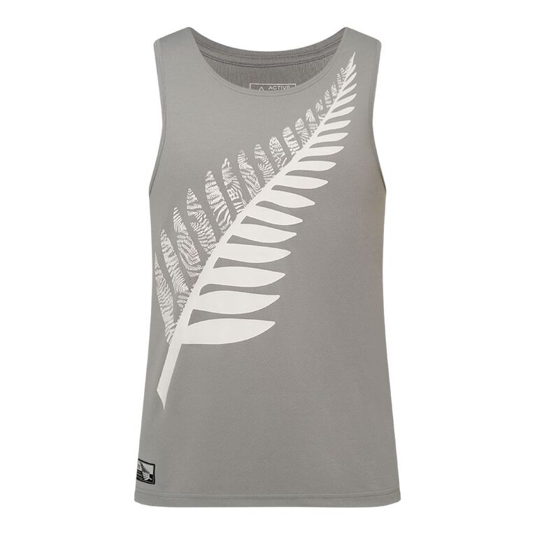 Active Intent Supporter Muscle Tank, Grey Mid, hi-res