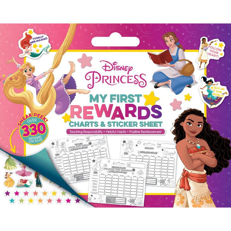 strapless open back dress Sticker play set DISNEY PRINCESS – DAISO main image 0