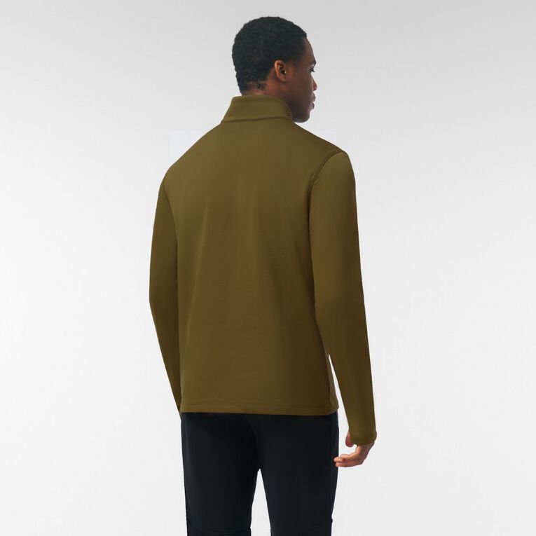 Active Intent Men's 1/4 Zip Sweatshirt, Green Dark, hi-res