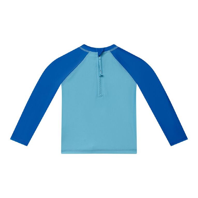 Young Original Preschool Long Sleeve Rash Top, Blue Light, hi-res
