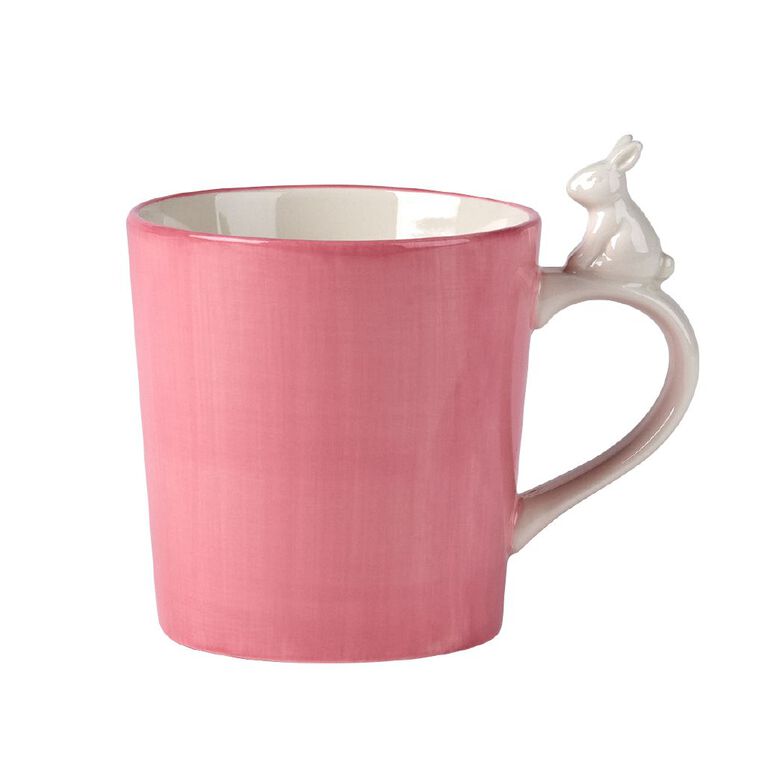 Living & Co Bunny Ear Mug Pink, , hi-res