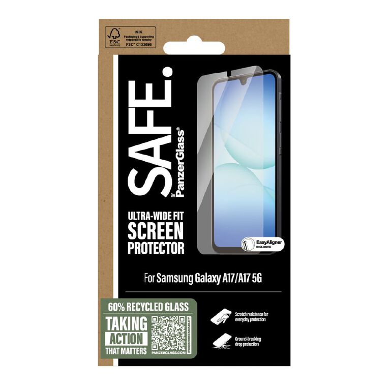 PanzerGlass SAFE by Panzer Screen Protector For Samsung Galaxy A17 5G, , hi-res