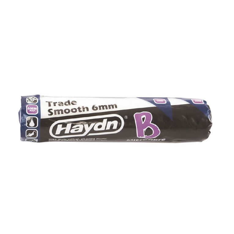 Haydn Roller Sleeve Smooth Microfibre 6mm x 230mm, , hi-res