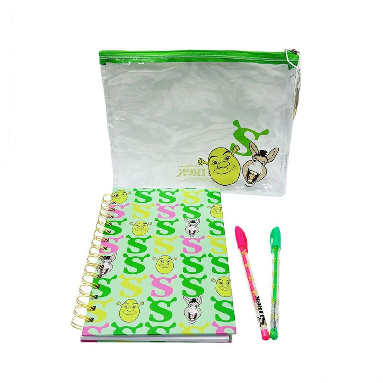Shrek A5 Spiral Notebook with Gel Pens, , hi-res