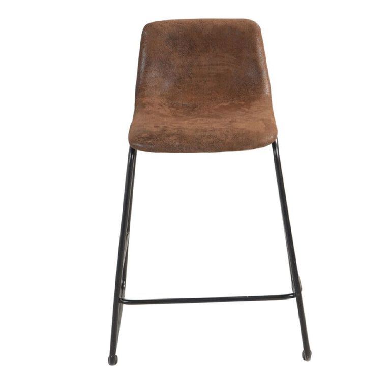 Living & Co Mackenzie Bar Stool Brown, , hi-res