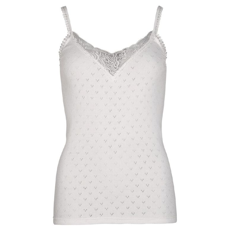 H&H Women's Vest Raindrop, Cream, hi-res
