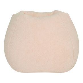 Living & Co Kids Sherpa Bean Bag Cover 200L Pink