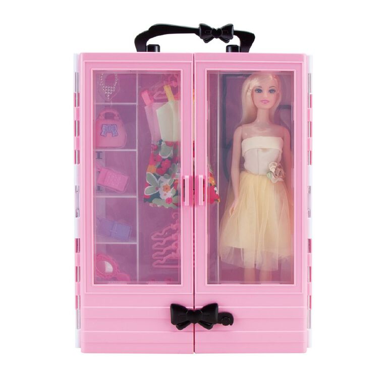 Fashion Doll Set with wardrobe, , hi-res