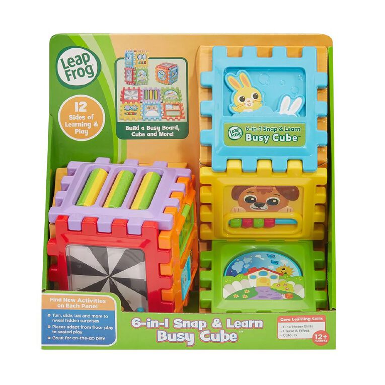 Leap Frog 6-in-1 Snap & Learn Busy Cube, , hi-res