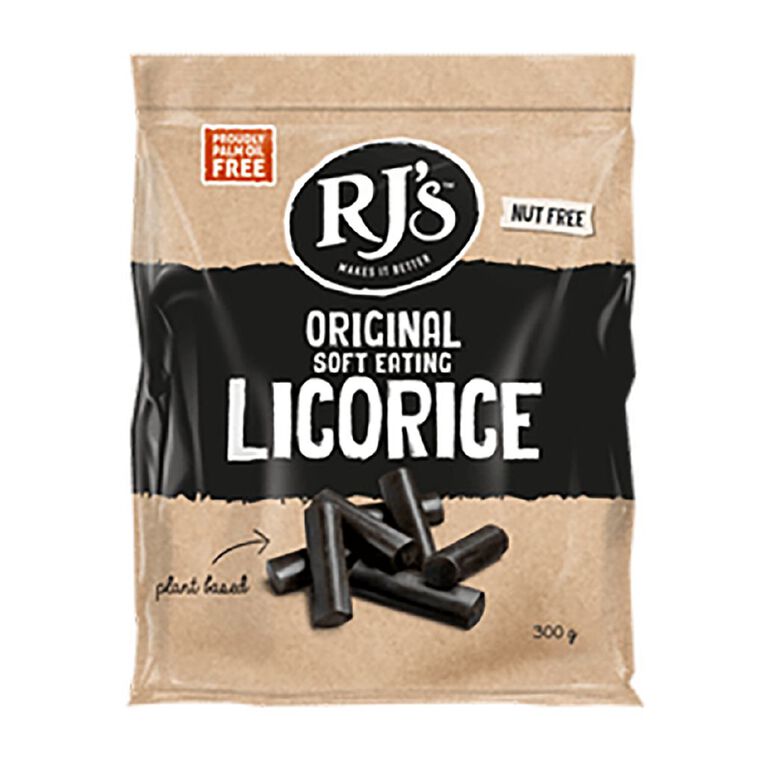 RJ's Natural Soft Eating Licorice 300g, , hi-res