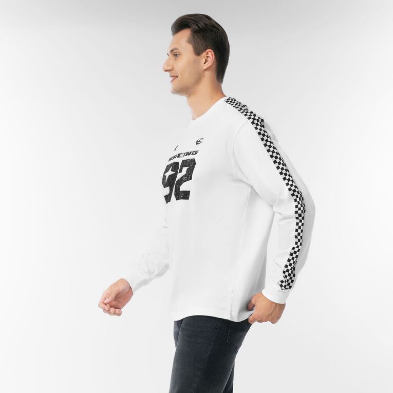 Garage Men's Heavyweight Boxy Tee, White, hi-res