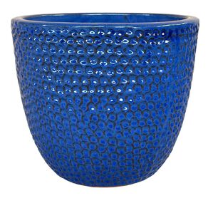 Northcote Pottery Dimple Egg pot 30cm Blue Large
