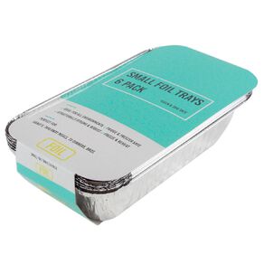Snazzee Foil Tray Small with Lid 6 pack