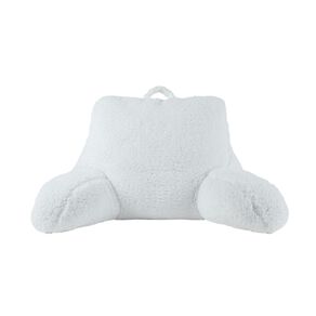 Living & Co Reading Cushion Sherpa White