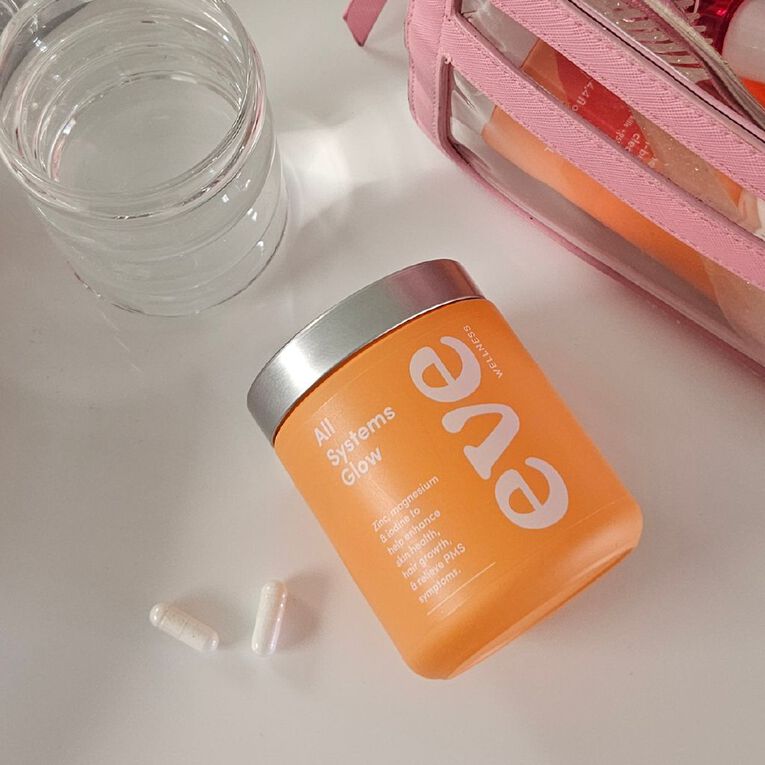 Eve Wellness All Systems Glow 90 Capsules, , hi-res