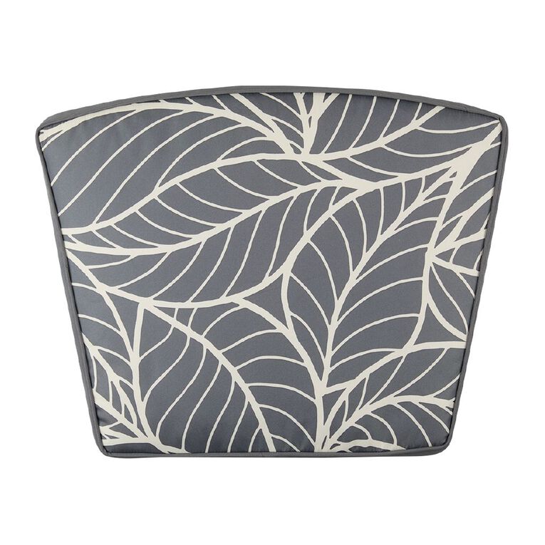 Living & Co Outdoor Tub Chairpad Leaves Grey, , hi-res