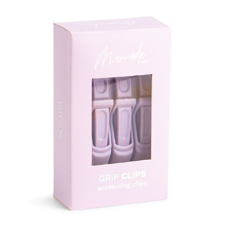 Mermade Hair Grip Clips Lilac, , hi-res