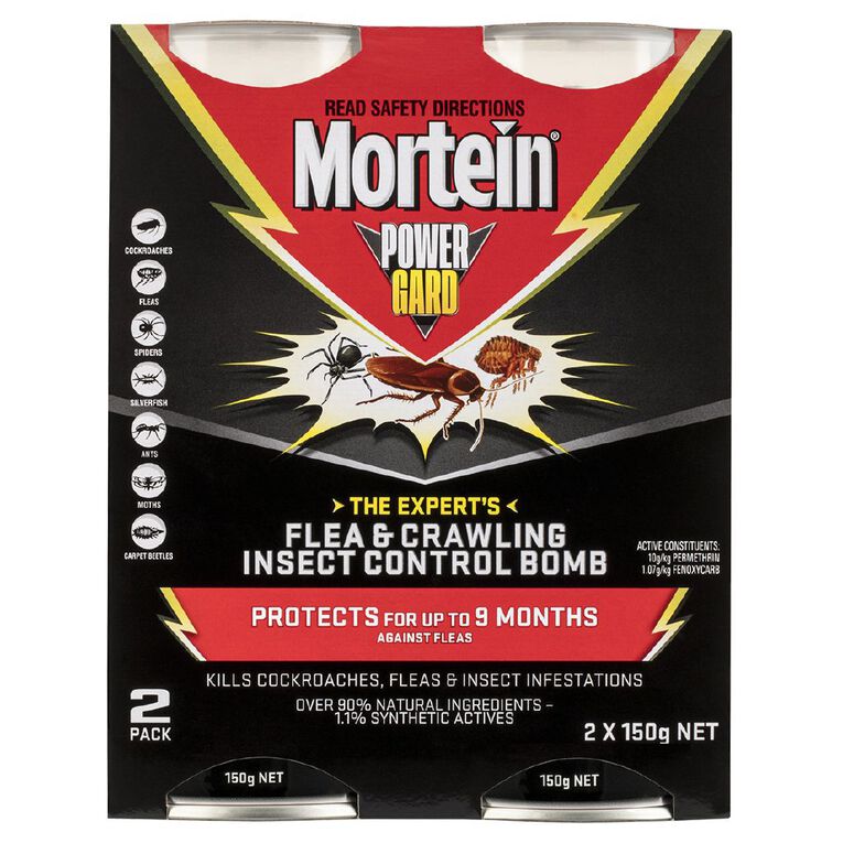 Mortein Powergard Flea & Crawling Insect Control Bomb, , hi-res