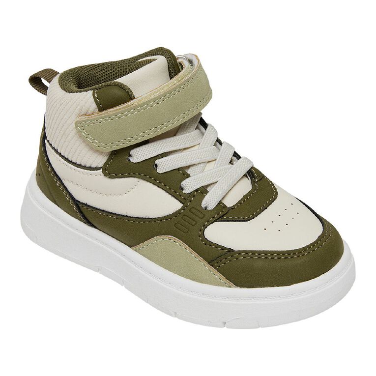 Young Original Junior Kids' Miami Sneaker Boots, Khaki, hi-res