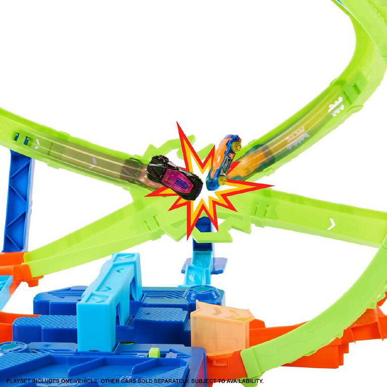 Hot Wheels Stunt Hypershere Motorised Trackset, , hi-res