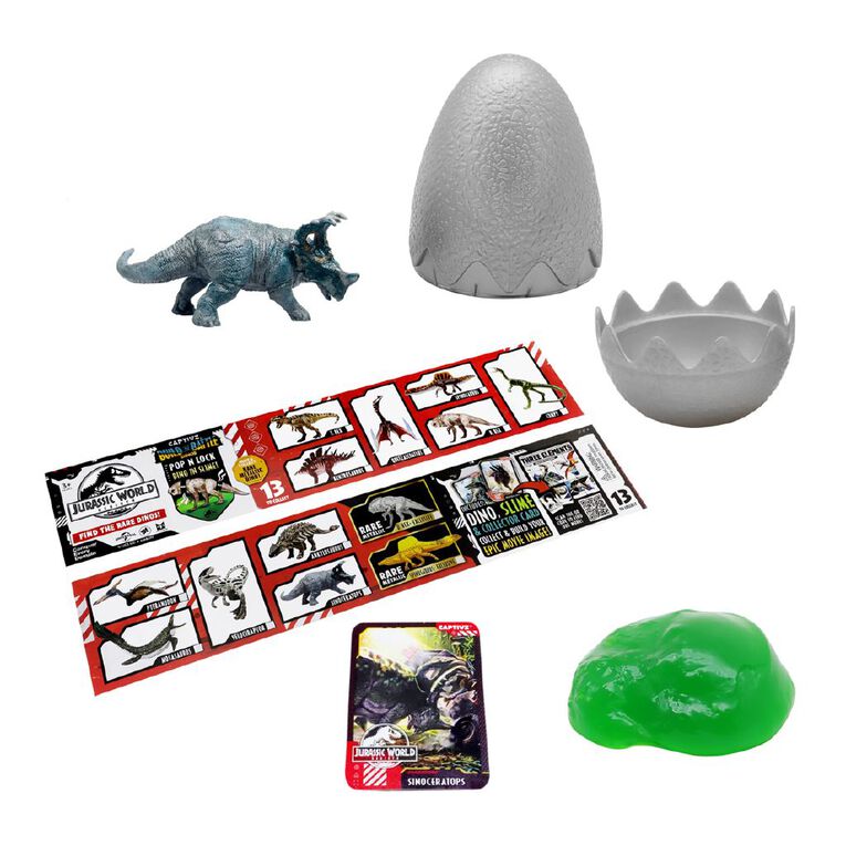 Jurassic World Rebirth Captivz Slime Egg 1 Piece, , hi-res