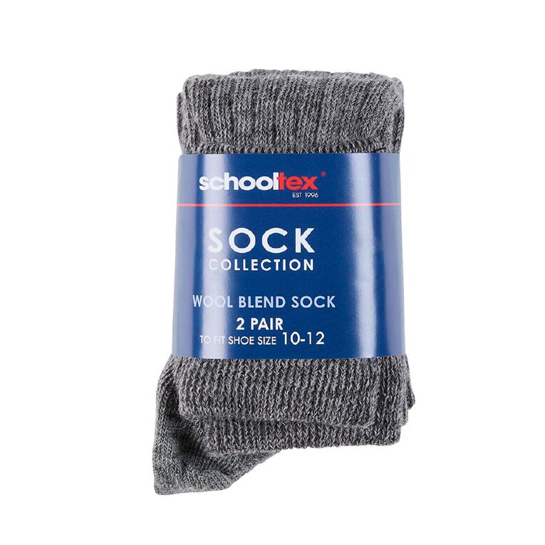 Schooltex Striped School Socks 2 Pack, Schooltex Sock G, hi-res