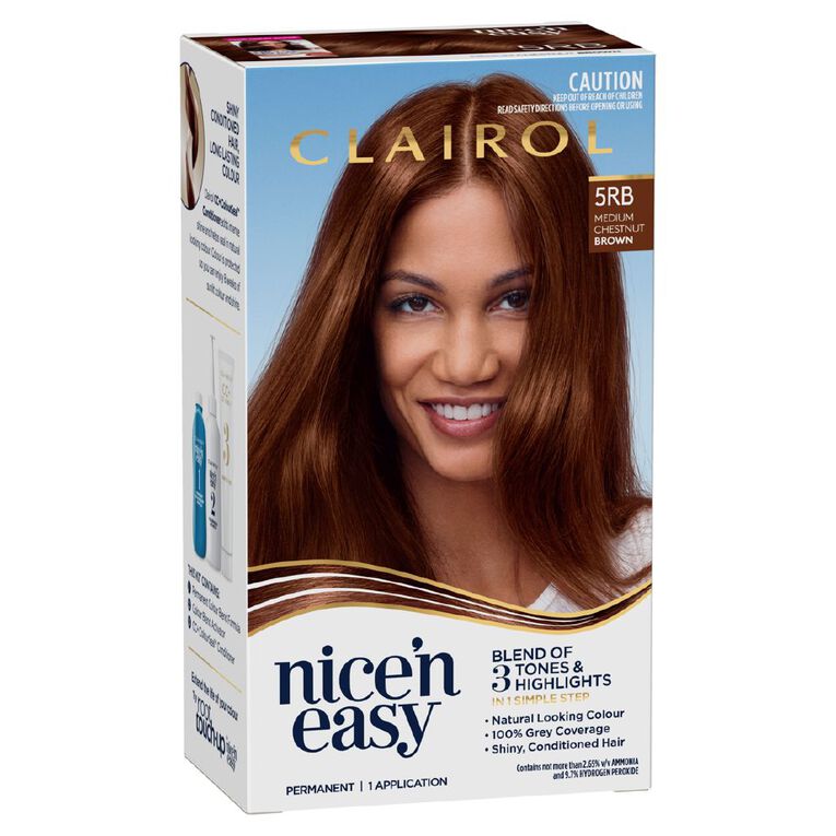 Clairol Nice n Easy 5RB Med Chestnut Brown, , hi-res
