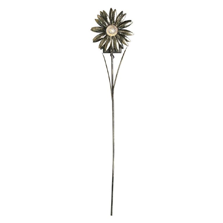 Kiwi Garden Solar Metal Flower Stake, , hi-res