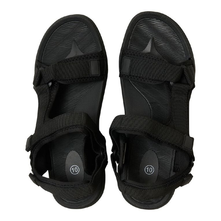 Young Original Senior Kids' Leopold Sandals, Black, hi-res
