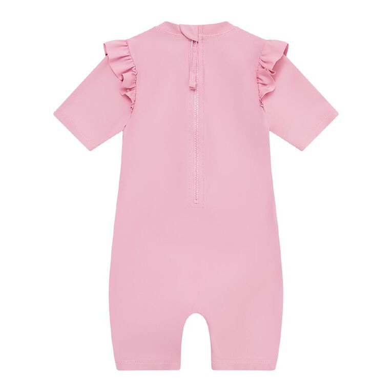 Young Original Toddler Plain Rashsuit, Pink Mid, hi-res