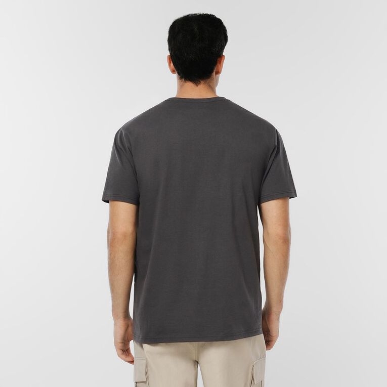 H&H Men's Regular Fit Pocket Tee, Grey Dark, hi-res
